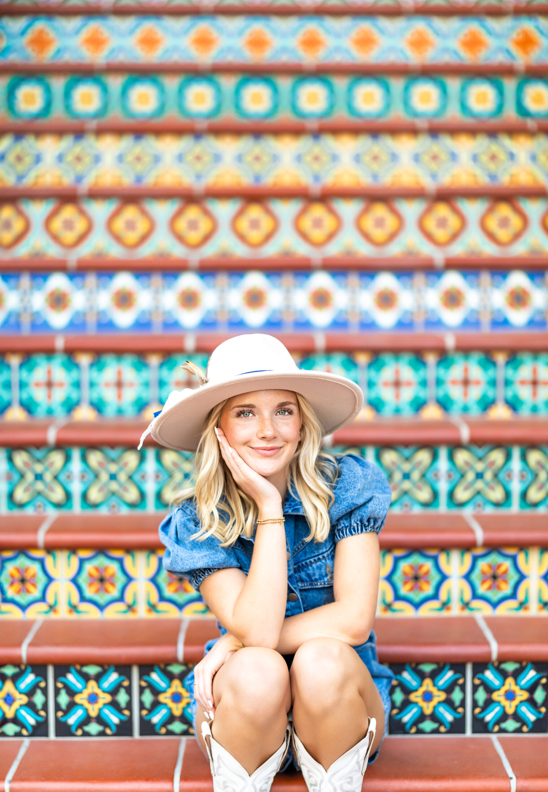 Senior Photos at Highland Park Village Dallas