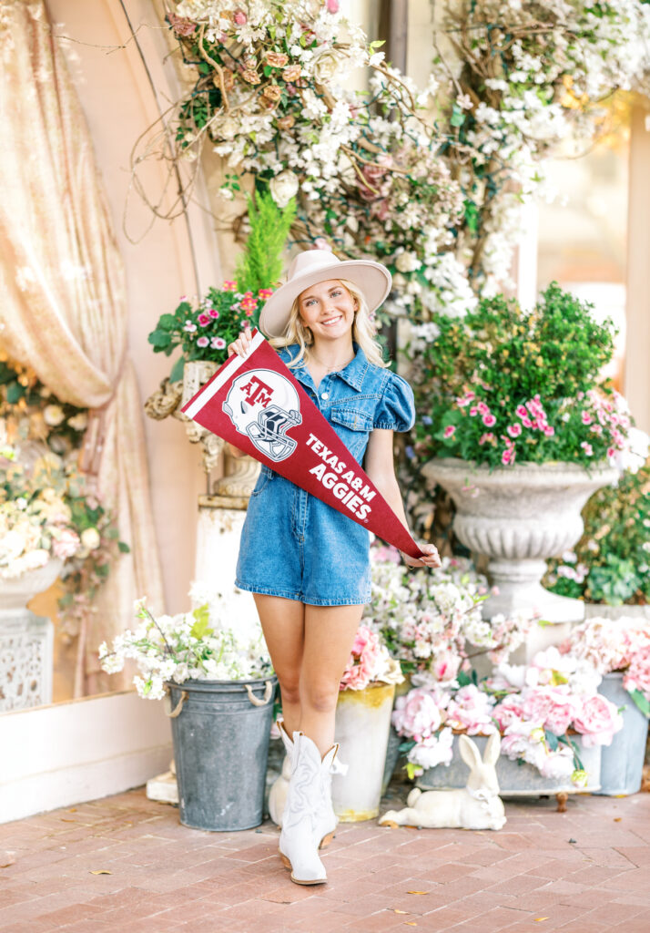 Senior Photos at Highland Park Village Dallas