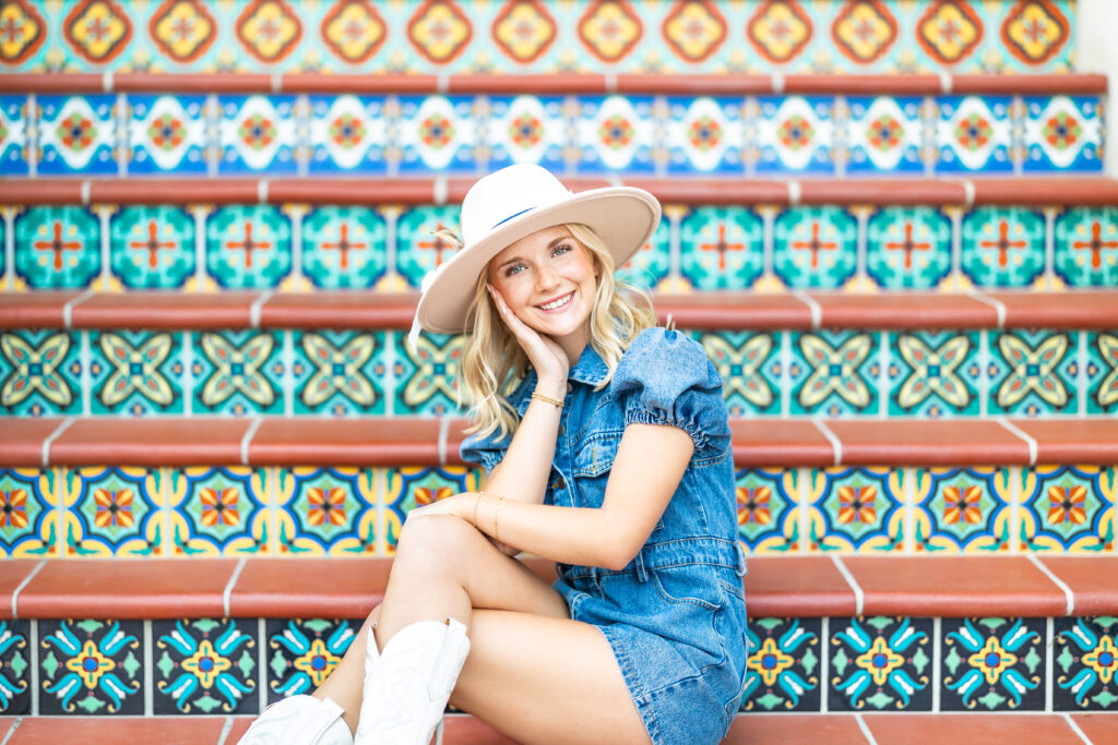 Senior Photos at Highland Park Village Dallas