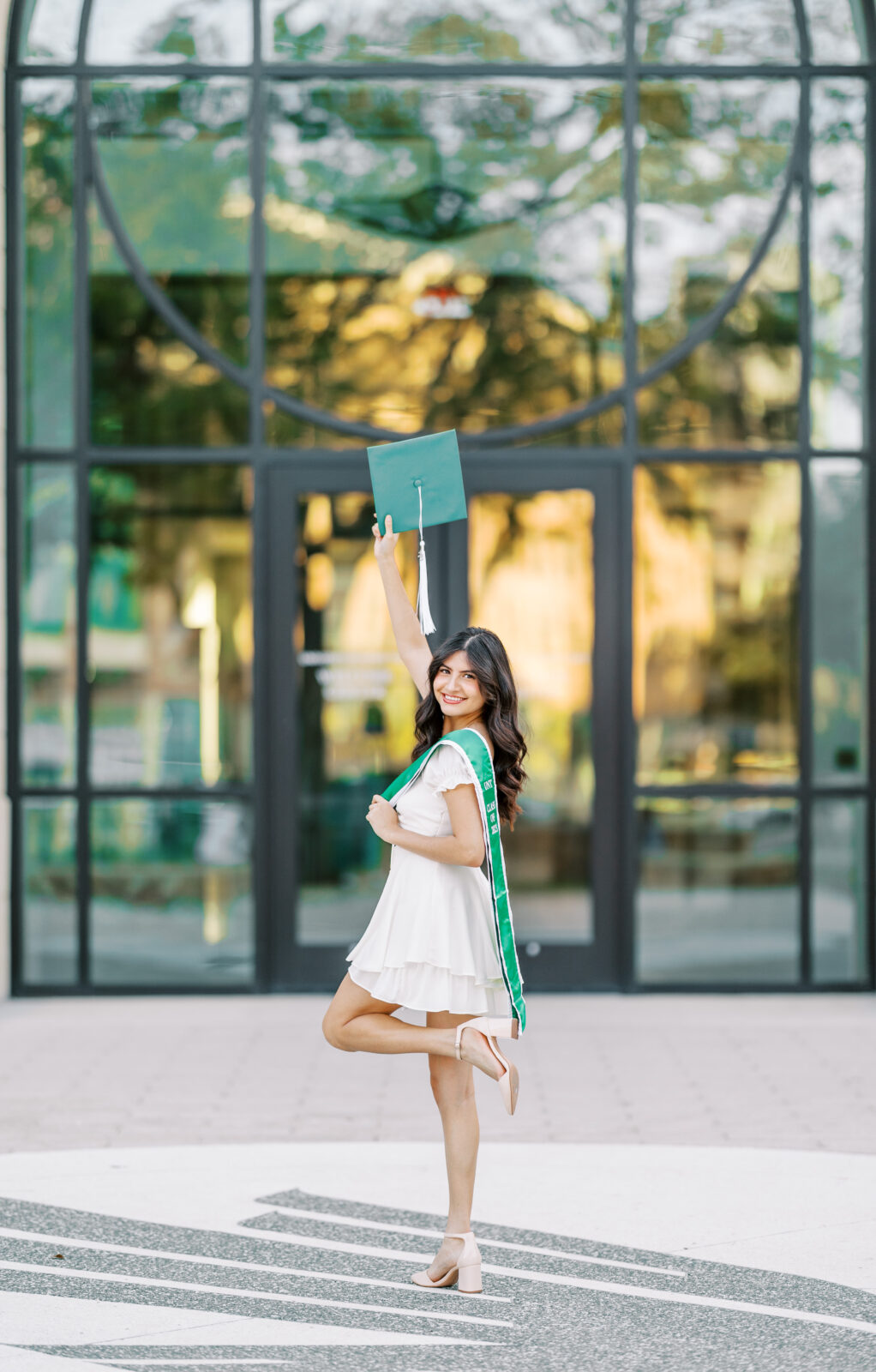 UNT Senior Pictures Cap & Gown