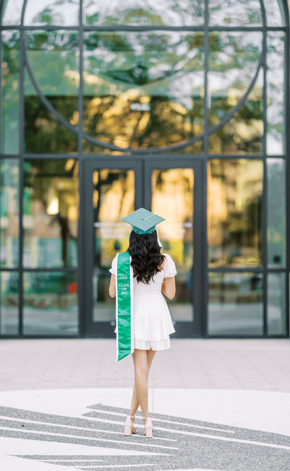 UNT Senior Pictures Cap & Gown