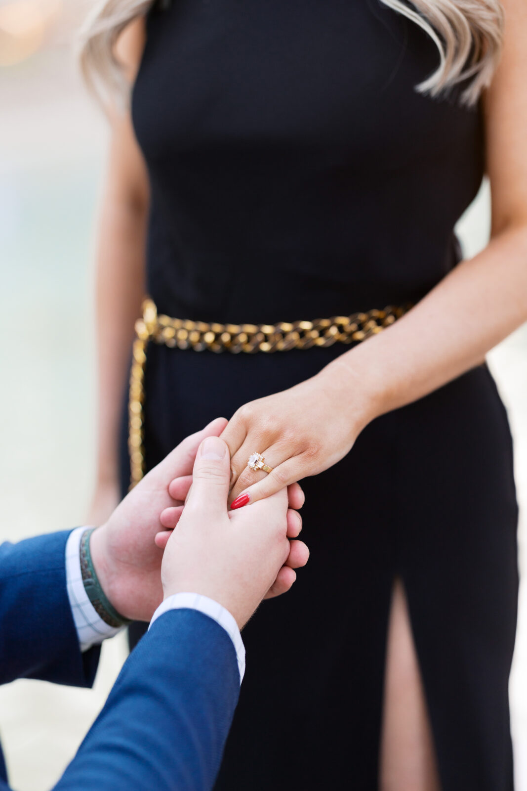 Highland Park proposal photos at Flippen Park in Dallas.